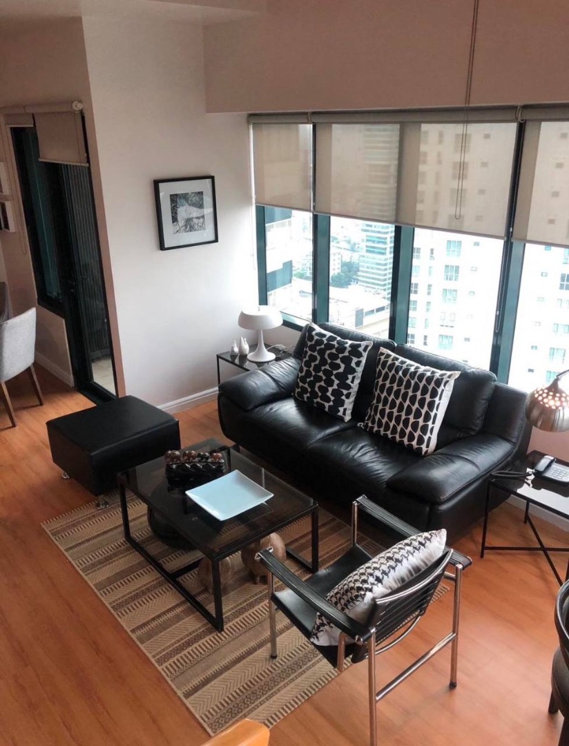 One Rockwell East, FullyFurnished 1BR Loft Condo with Parking at