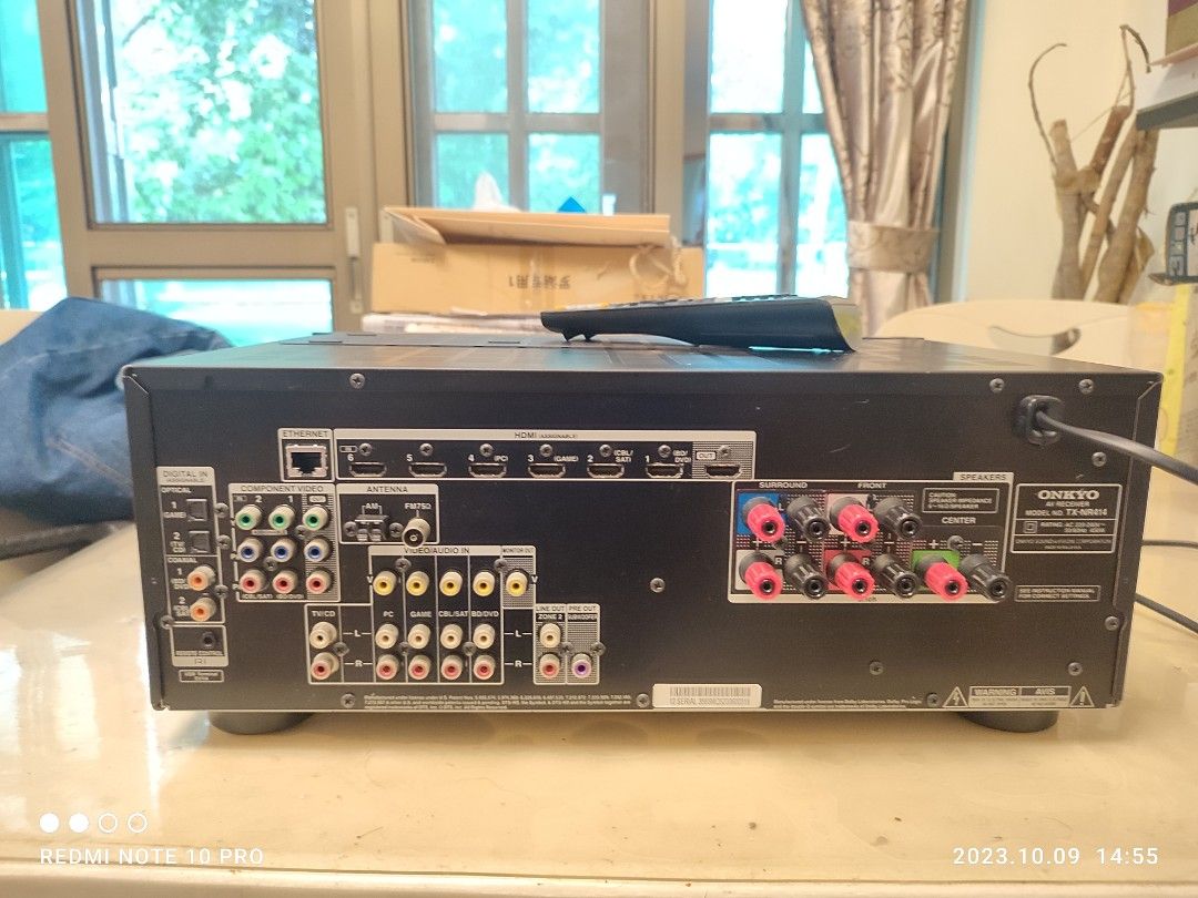 Onkyo TXNR414 AV Receiver, 音響器材, Soundbar、揚聲器、藍牙喇叭、耳擴 Carousell