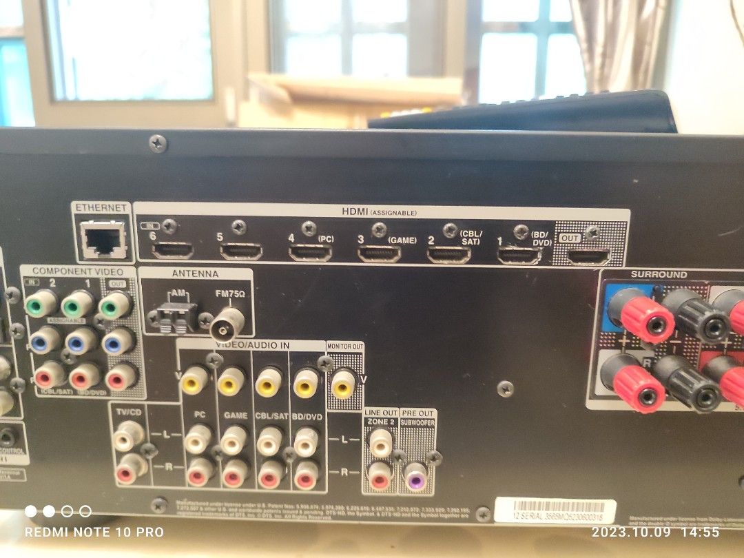 Onkyo TXNR414 AV Receiver, 音響器材, Soundbar、揚聲器、藍牙喇叭、耳擴 Carousell