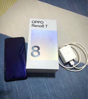 OPPO RENO 8T BLACK STARLIGHT MAKINIS/FLAWLESS NO ISSUE