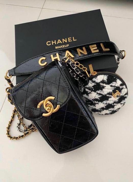 Original Chanel VIP Gift Set GWP Multi Pochette Phone Bag Tweed Coin Pouch  Bag, Women's Fashion, Bags & Wallets, Cross-body Bags on Carousell