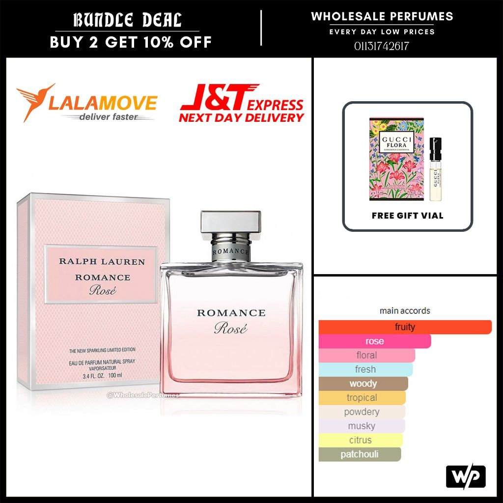 Ralph Lauren Romance Eau de Parfum Spray for Women, 1 oz 
