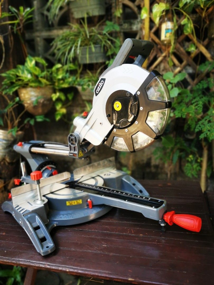 ozito 10 inch sliding mitre saw Commercial Industrial