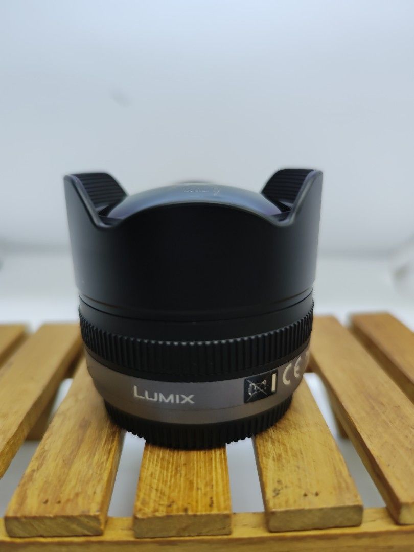 Panasonic Lumix G Fisheye Lens 8 Mm F3.5 – 180° Kijkhoek, ED-lens, Close-up 0,1 M, Voor Micro Four Thirds, Ideaal Voor Creatief En Vervormend Beeld
