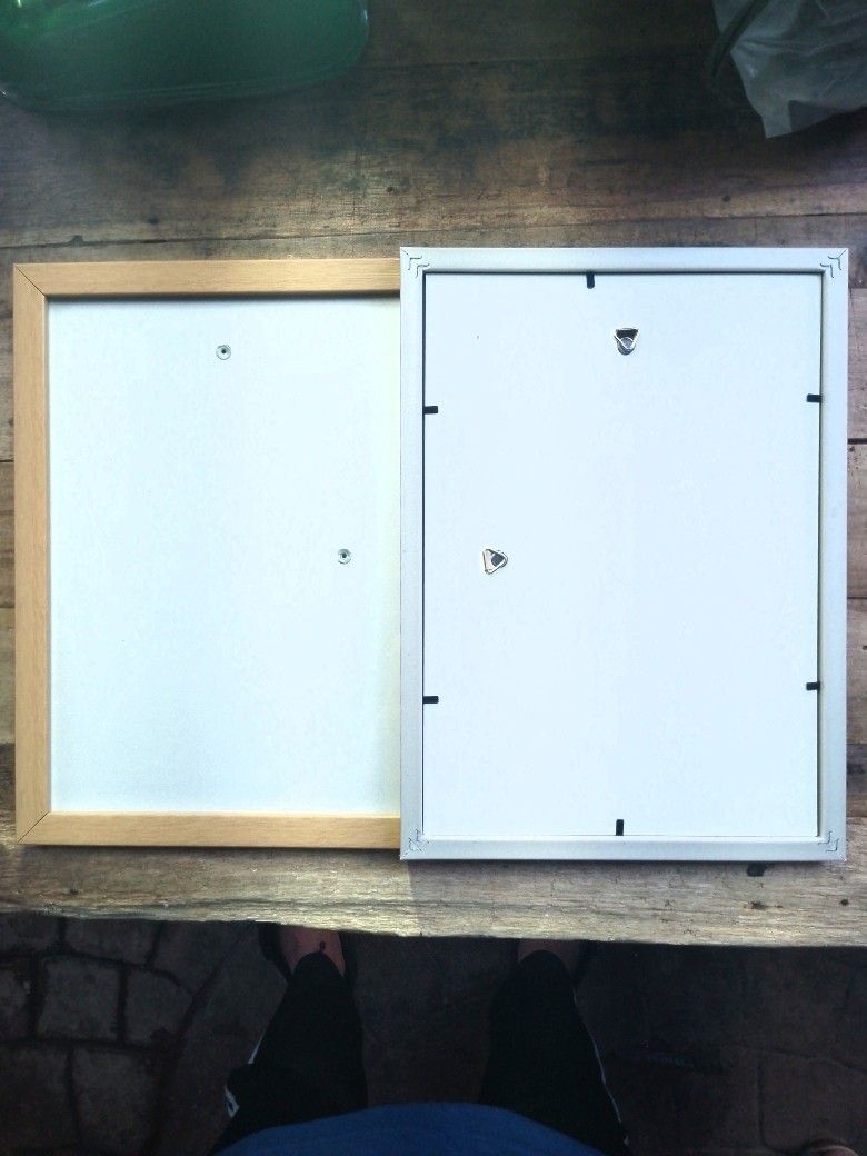 Picture frame for sale (Category: Frames & Pictures) located in Manila. Submitted by BryanPictureFrameServices (Listing ID 1259235263, Image 2). Description: Picture Frame any sizes available Pick up or lalamove only Picture frame kayo diyan ✅Matibay at affordable ✅ With glass or without glass ✅Any sizes available ✅2 hangers (Portrait/Landscape) ✅Easy to install ✅Easy to install pictures Kuha na kayo habang meron pa! Call: 09666286049.