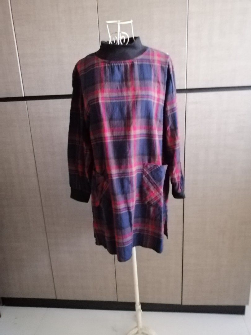 Cupshe lady discount leisure plaid dress