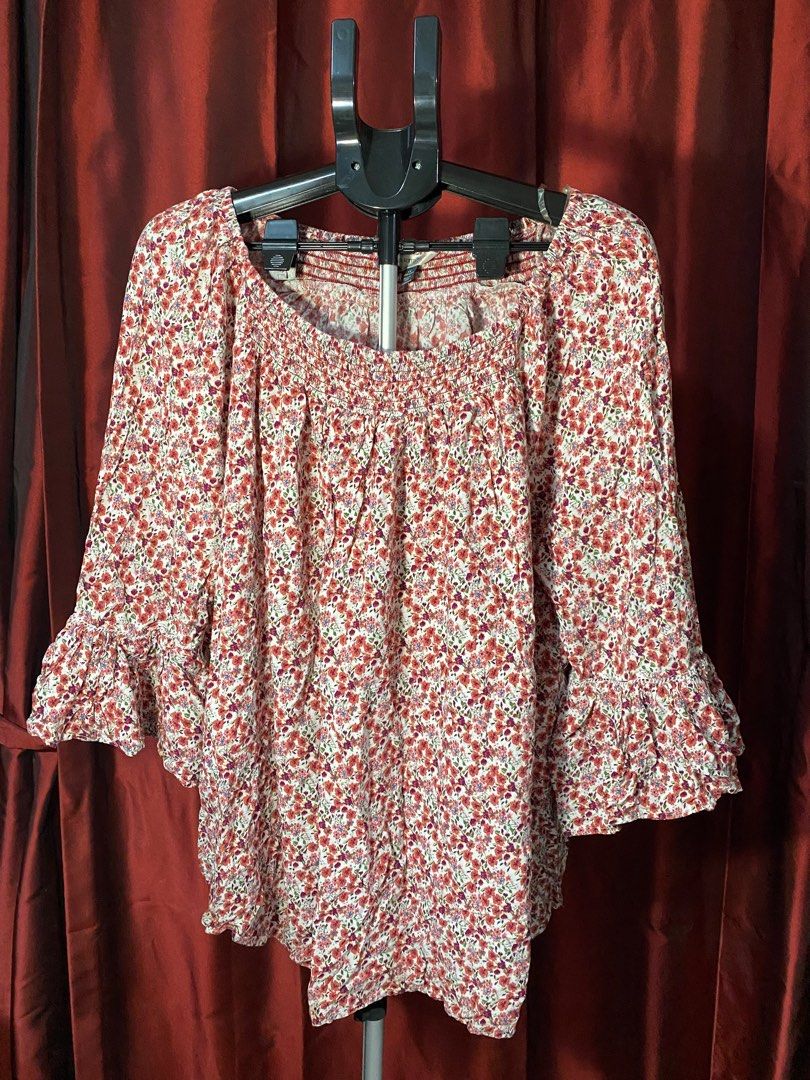 Plus size floral off shoulder dress (Category: Dresses) located in Muntinlupa City. Submitted by idaramos (Listing ID 1259156916, Image 1). Description: Terrasky plus size off shoulder floral dress 1XL L- 26” W-28” * measuements are taken when laid flat.