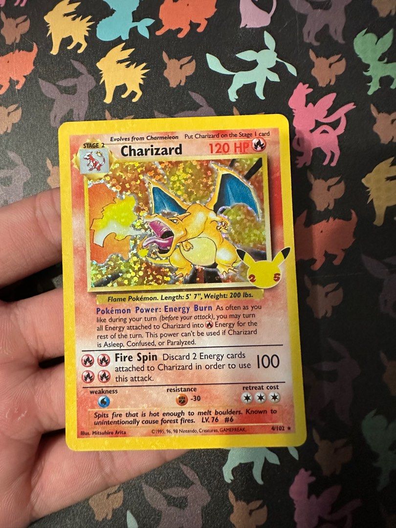 Pokemon 3-Piece Holo Fan Art Set – Charizard, Blastoise, Venusaur – Base Set Style, Display Piece