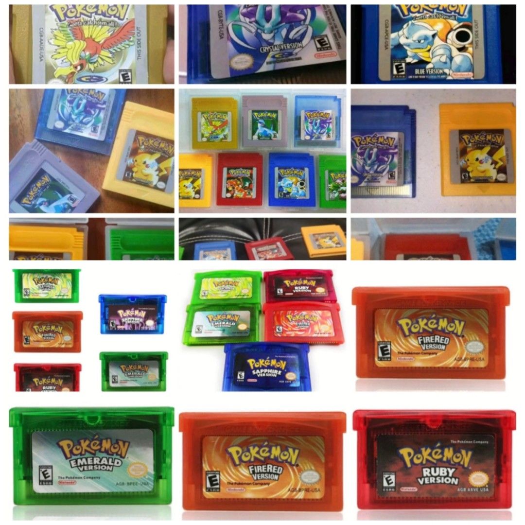 Pokémon gameboy (Category: Nintendo) located in Cainta. Submitted by apolloeleven33 (Listing ID 1259149224, Image 1). Description: Gameboy game bootleg New, New, New Pokemon yellow Pokémon green Pokémon red Pokémon blue Pokémon silver Pokémon gold Pokémon crystal Pokémon ruby Pokémon sapphire Pokémon emerald Pokémon leaf green Pokémon firered English language Save ok Tested /working Price 500 each.