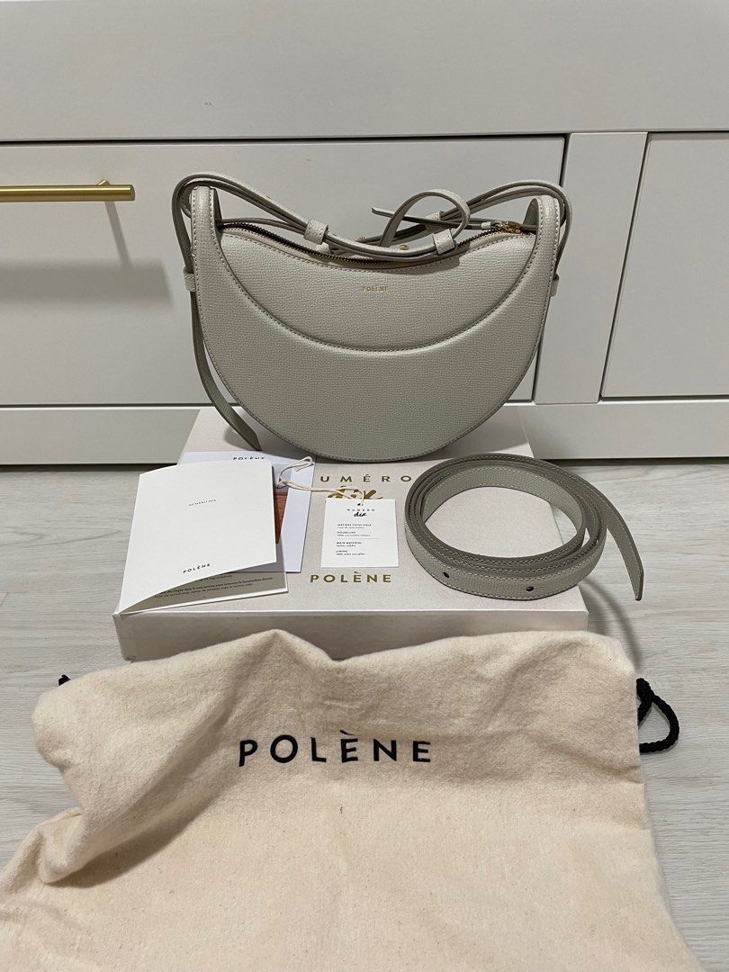 Polene Numero UN nano in Chalk, Luxury, Bags & Wallets on Carousell