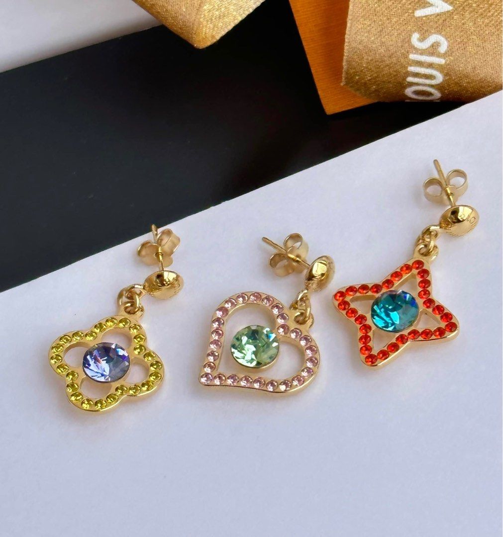 Louis Vuitton, Jewelry, Super Elegant Lv Louis Vuitton Pillow Nanogram  Earrings