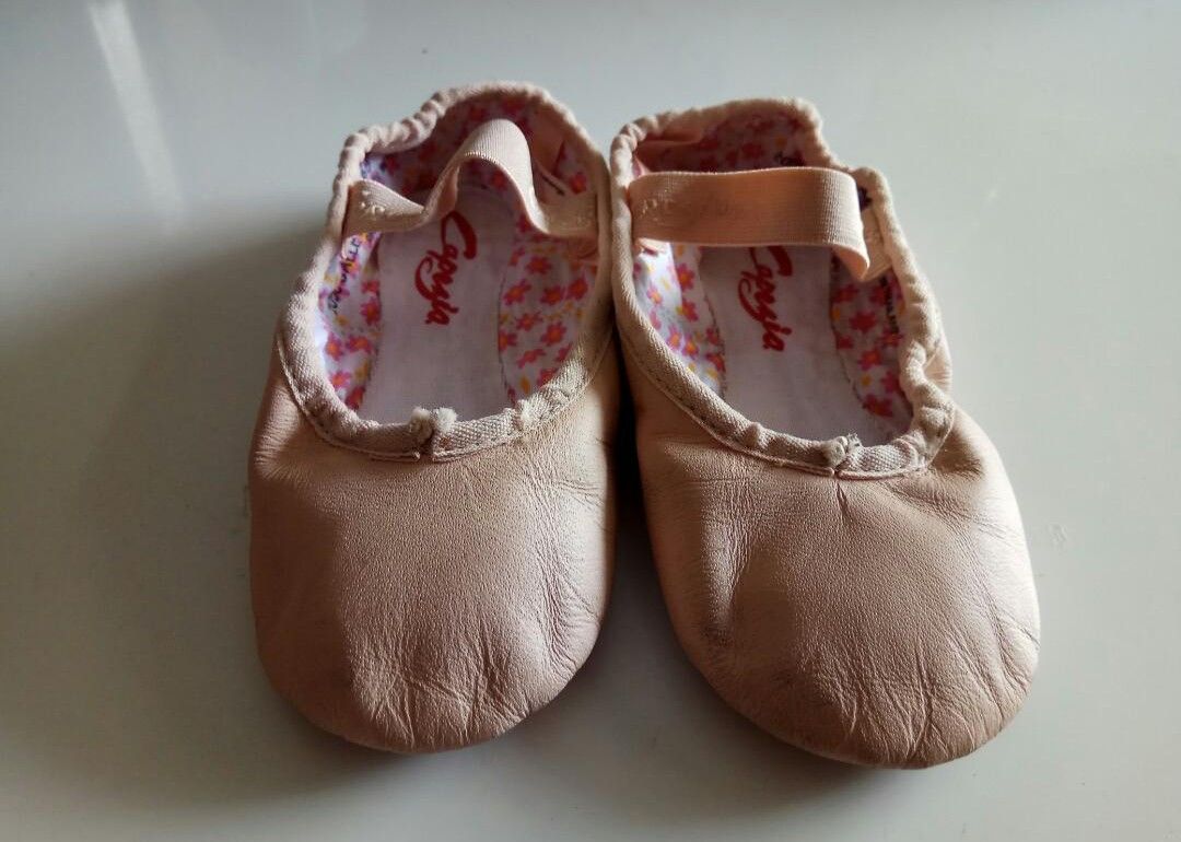 Childrens pink cheap ballet shoes