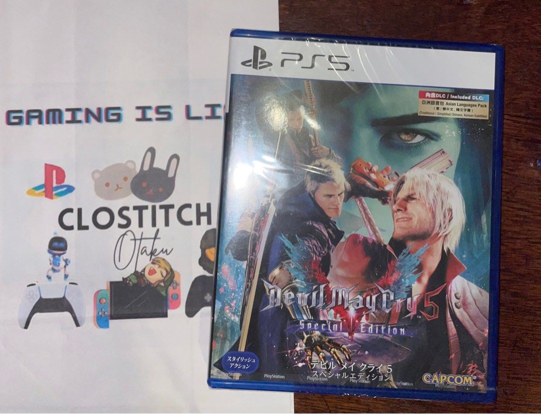 PS5 Devil May Cry 5 Special Edition, Video Gaming, Video Games, PlayStation  on Carousell