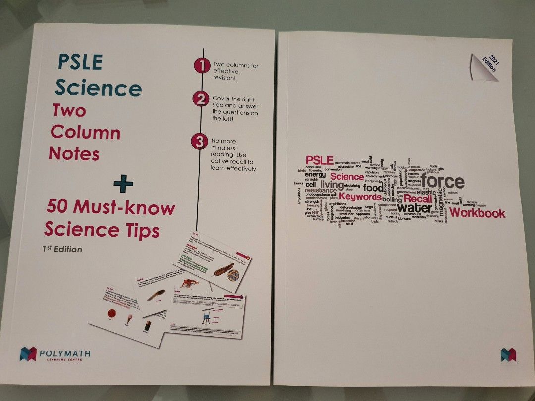 PSLE Science Flashcards & Revision Guide, Hobbies & Toys, Books ...