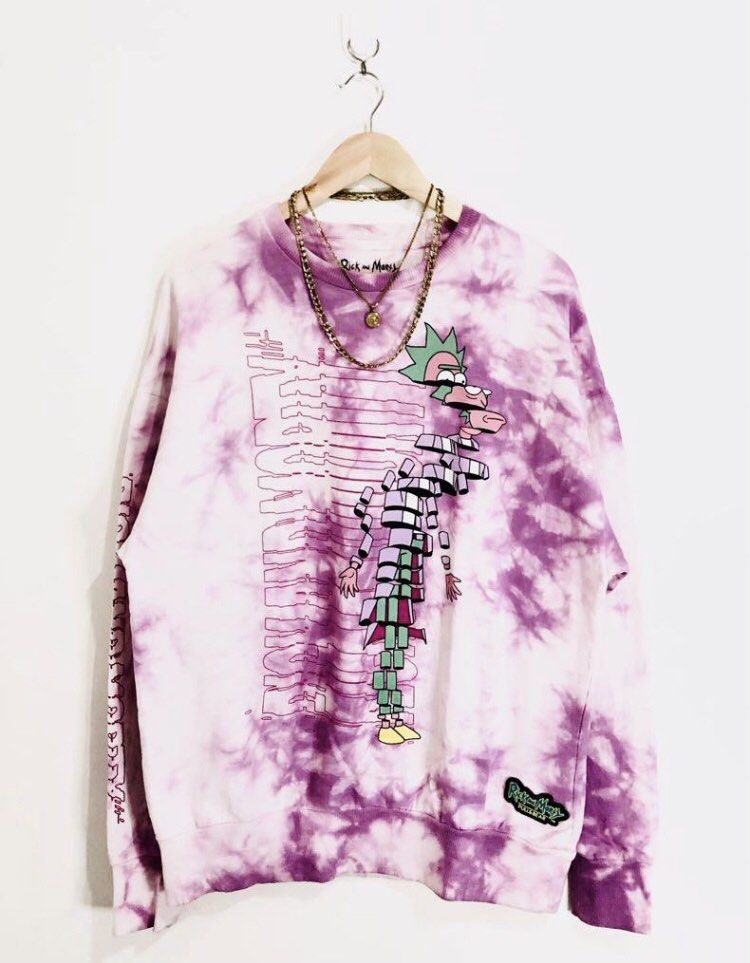 Rick and morty sweater pull and bear