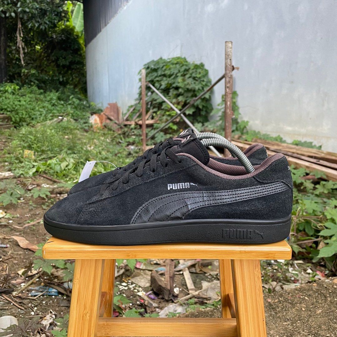 Puma suede black dark shadow store