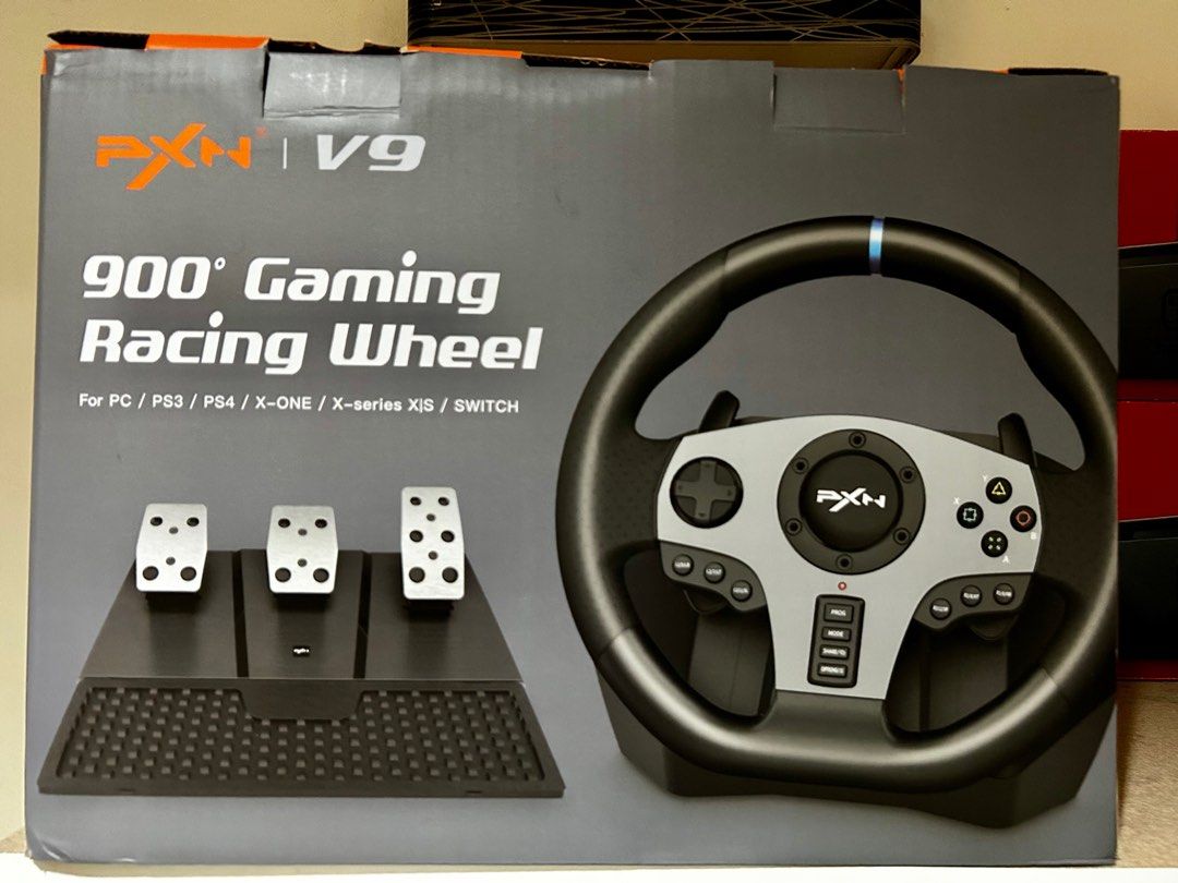 PXN V9 Gaming Racing Wheel, Video Gaming, Gaming Accessories