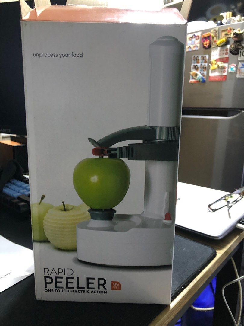 Rapid Peeler - One Touch Electric Action - Black