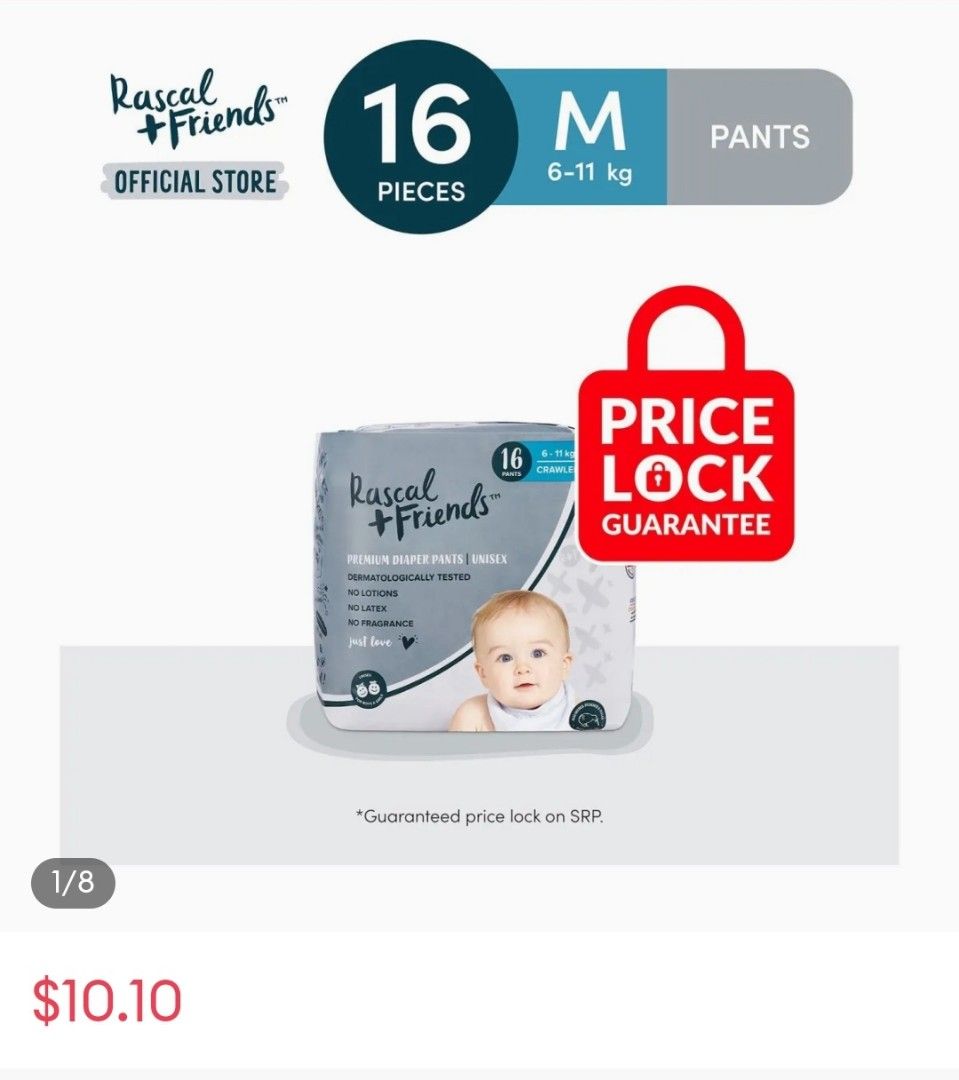 Rascal + Friends XL Pants, Babies & Kids, Bathing & Changing, Diapers &  Baby Wipes on Carousell