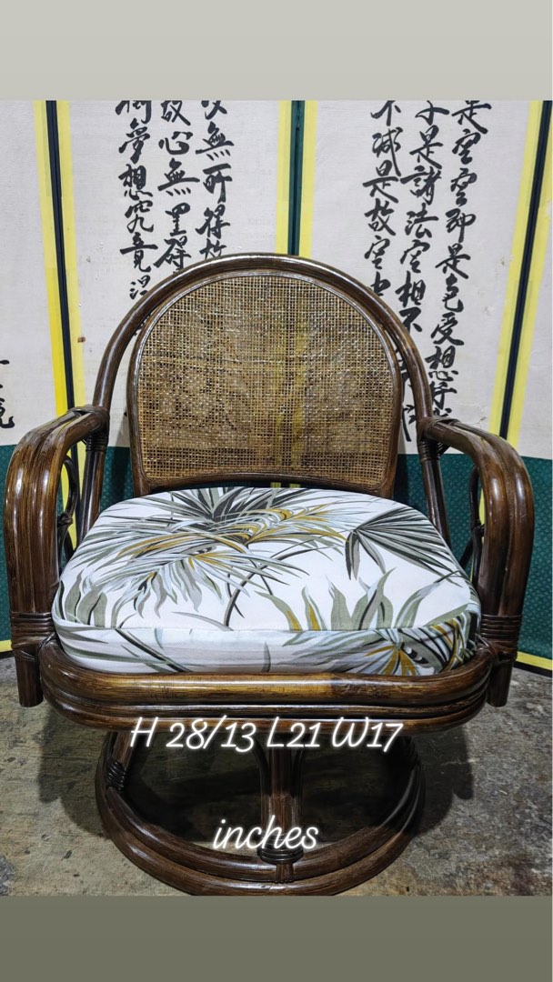 Rattan chairs Japan surplus, Furniture & Home Living, Furniture, Chairs on Carousell