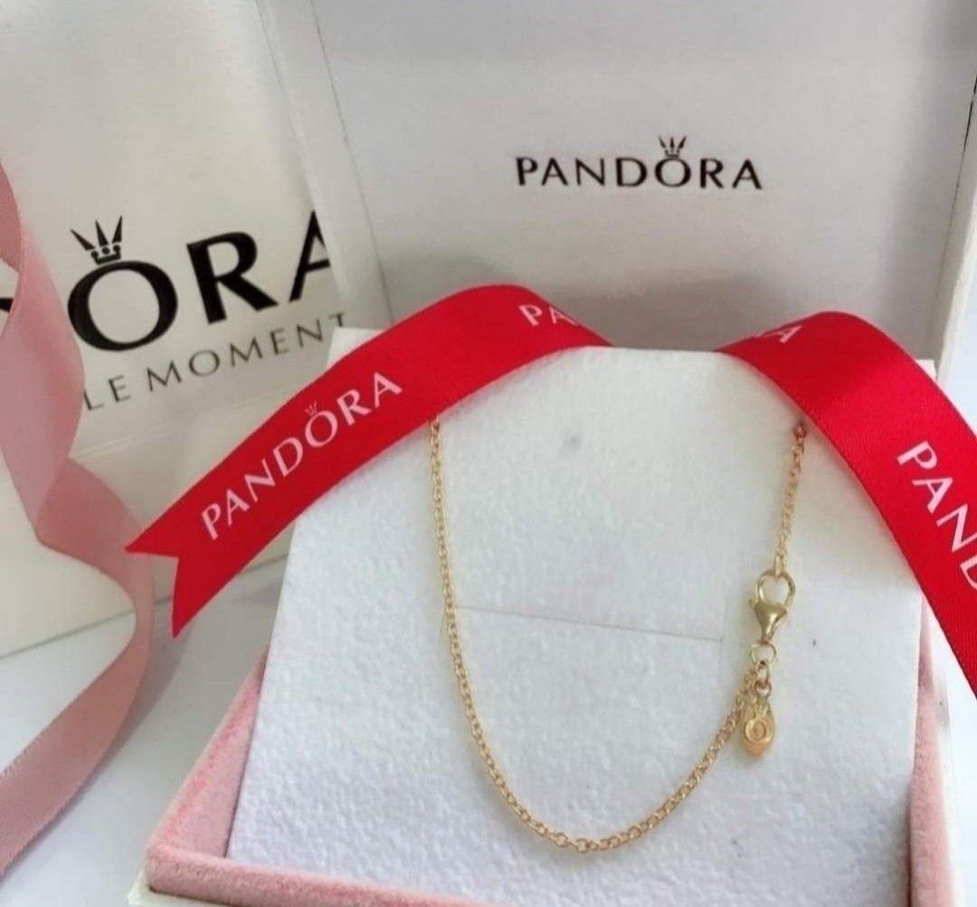 SALE PANDORA ANCHOR GOLDSHINE NECKLACE CHAIN Women s Fashion