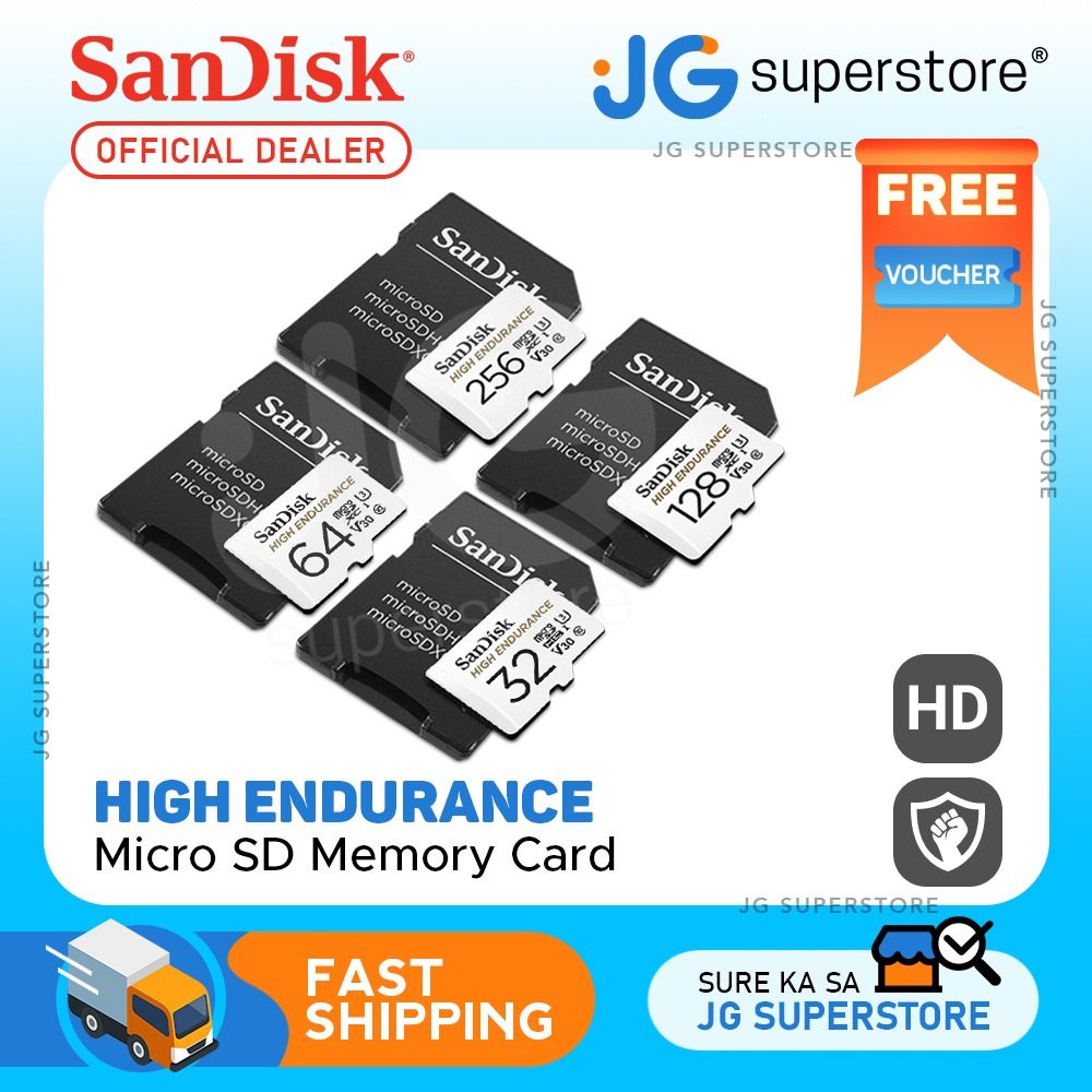  SanDisk 64GB High Endurance SDSQQNR-064G microSDXC