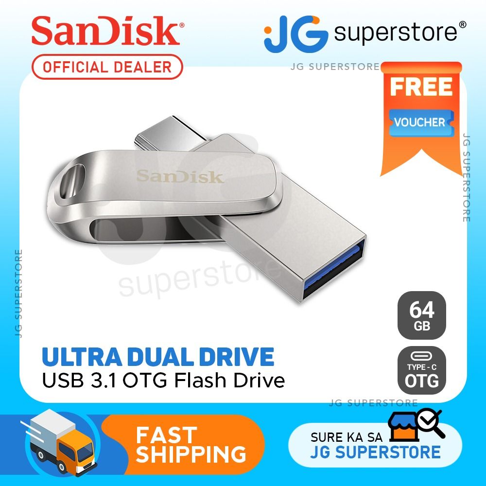 SanDisk Ultra Dual Drive Luxe USB Type-C 32GB Flash Drive for Smartphones,  Tablets, and Computers - High Speed USB 3.1 Pen Drive (SDDDC4-032G-G46)