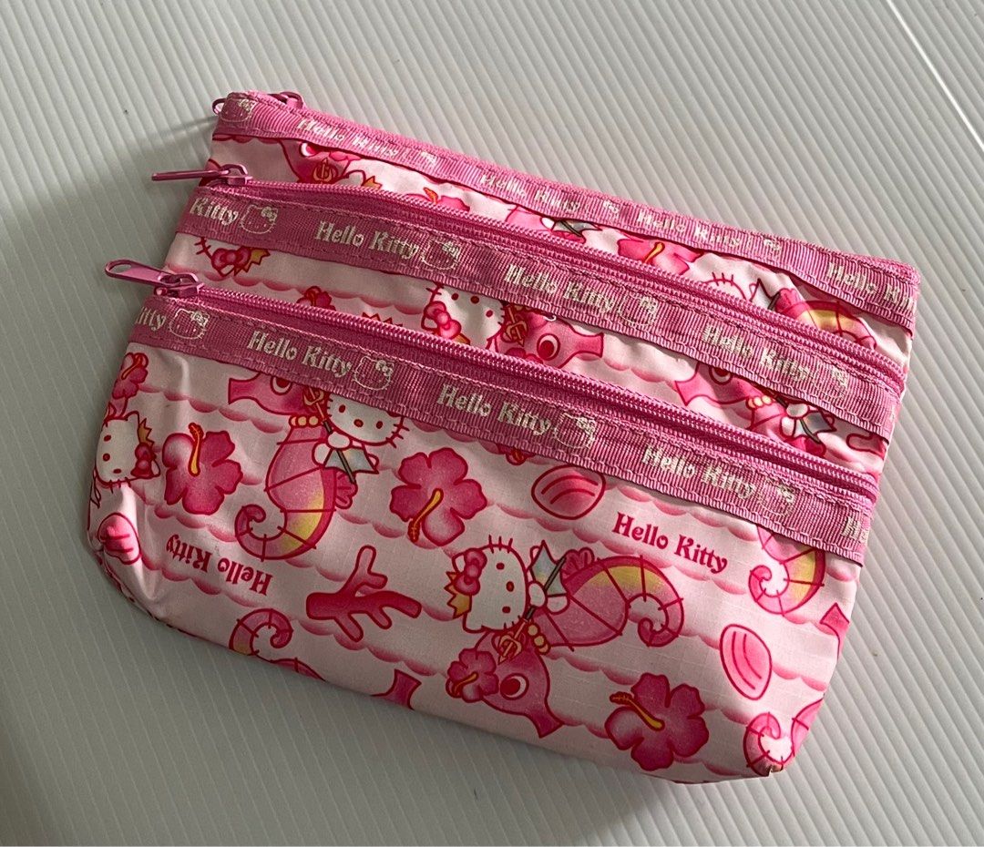 Sanrio Hello Kitty Zip Bag, Hobbies & Toys, Collectibles & Memorabilia
