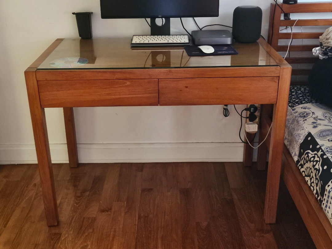 Scanteak top study desk