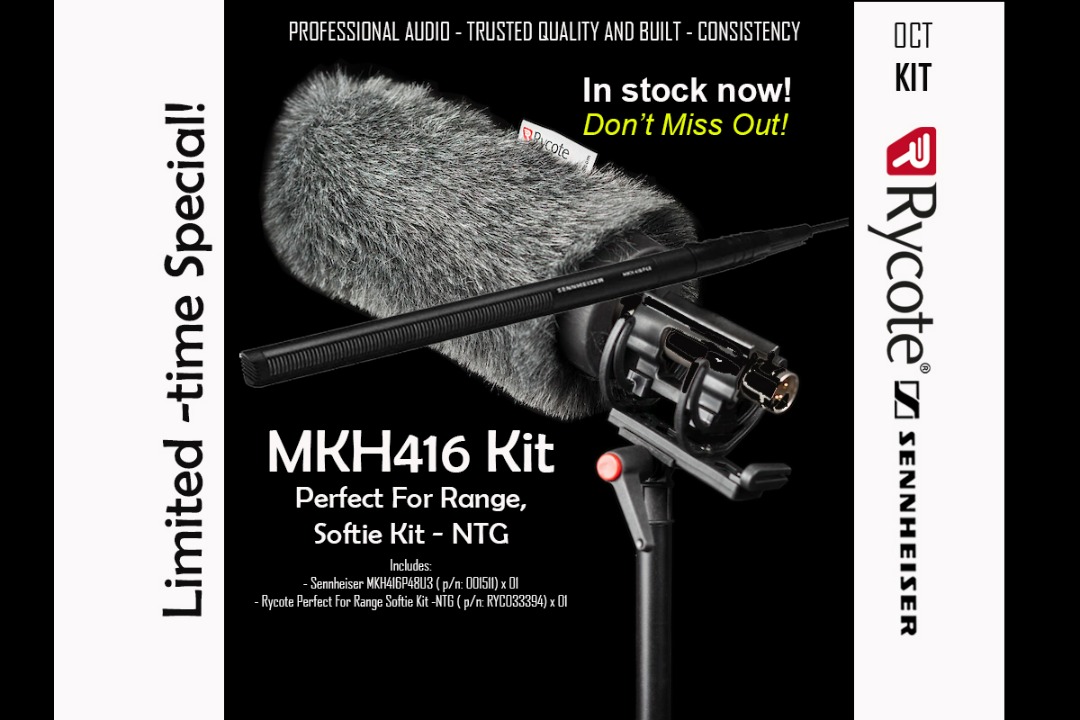 Sennheiser MKH416 Perfect For Softie NTG kit - Limited-time