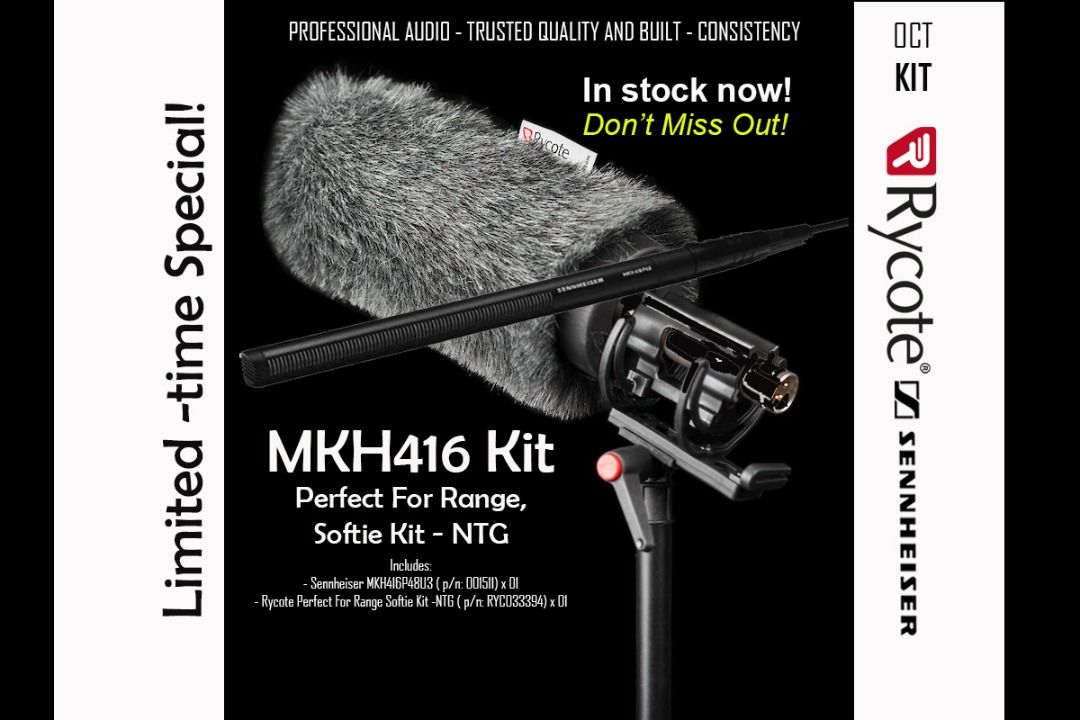 Sennheiser MKH416 Perfect For Softie NTG kit - Limited-time