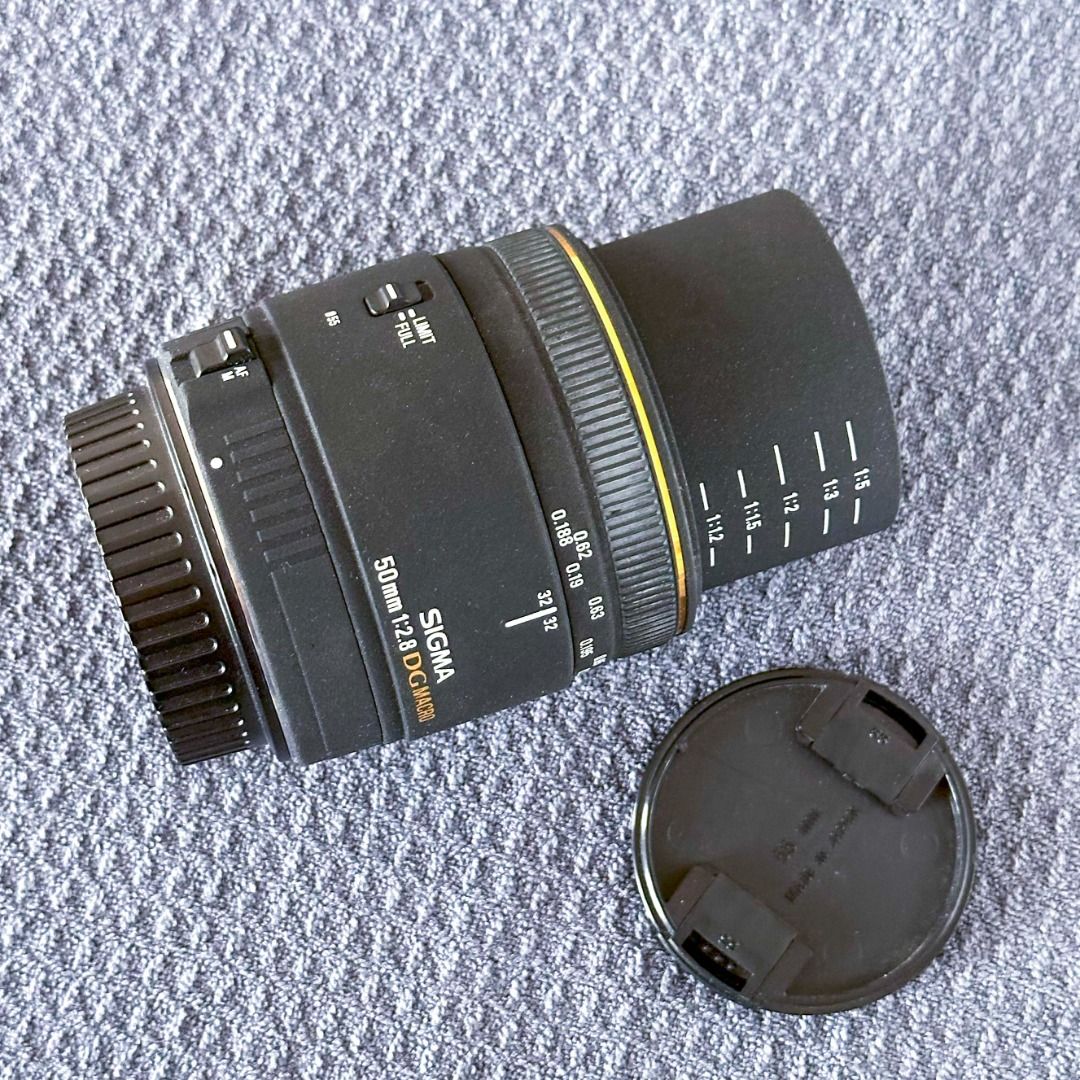 Sigma MACRO 50mm F2.8 EX DG 微距鏡(Canon EF專用), 攝影器材, 鏡頭及