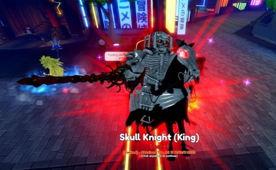 S/S-/S+ Skull Knight (King) - Anime Adventures AA