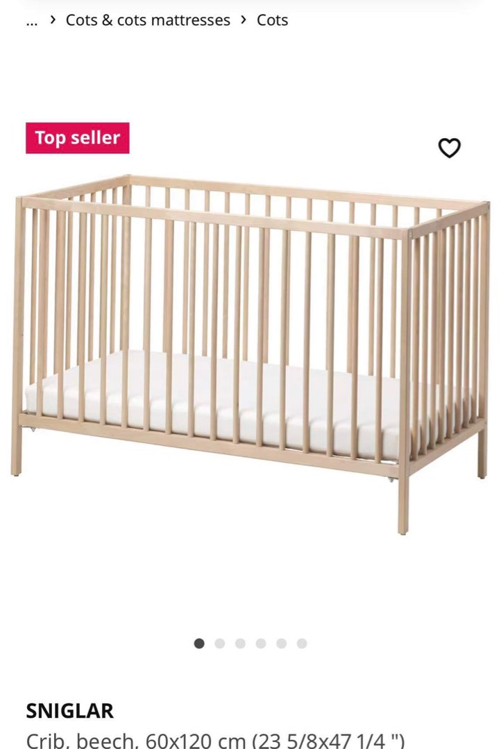 Sniglar sales baby cot