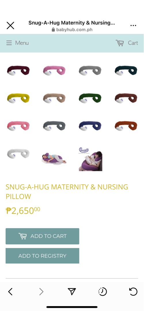 Snug a hug pillow, Babies & Kids, Maternity Care on Carousell