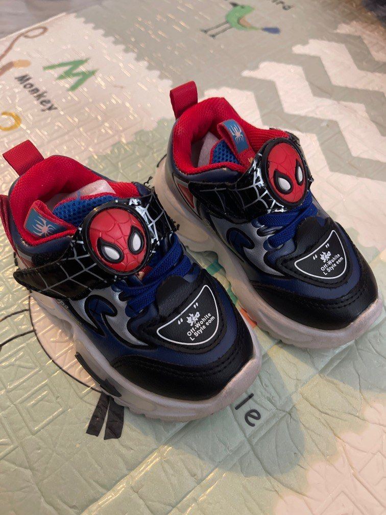 origin story spider man shoes