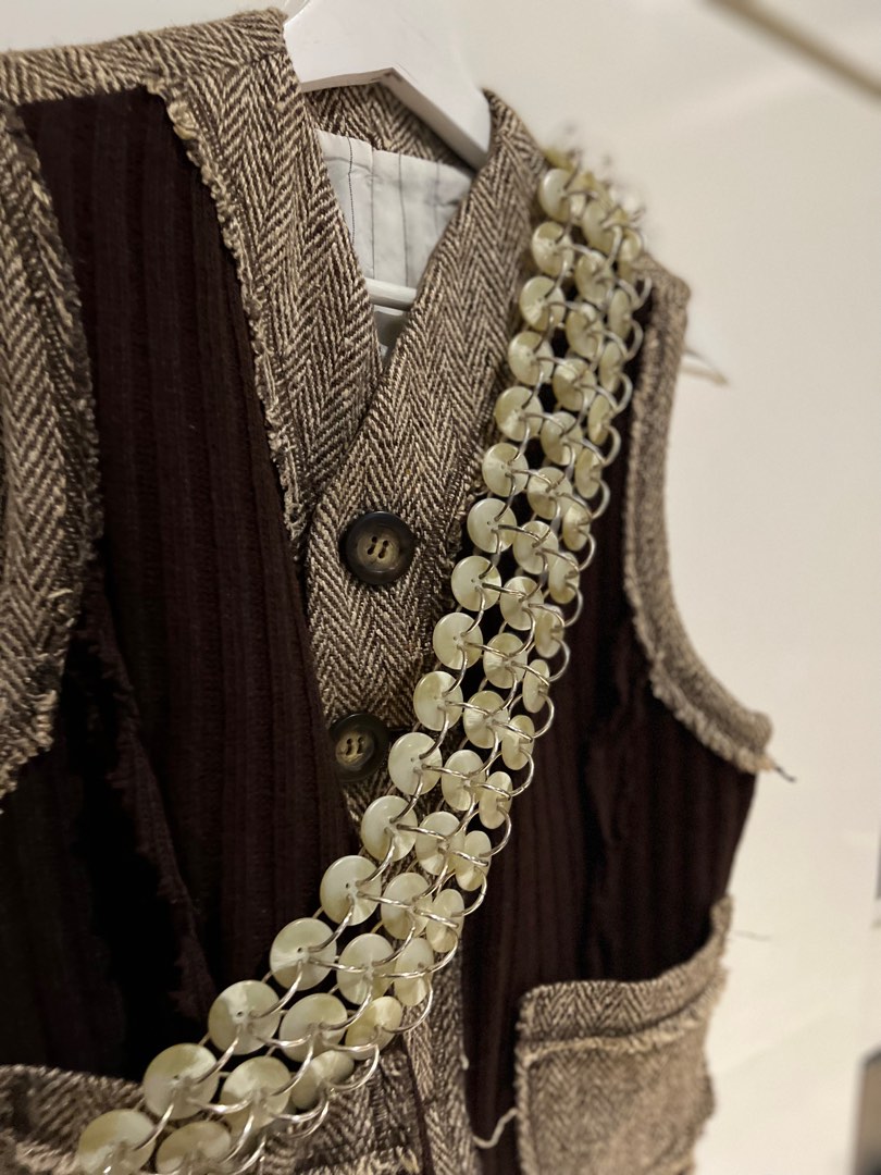 Stefan cooke pearl button strap, 男裝, 手錶及配件, 腰帶- Carousell