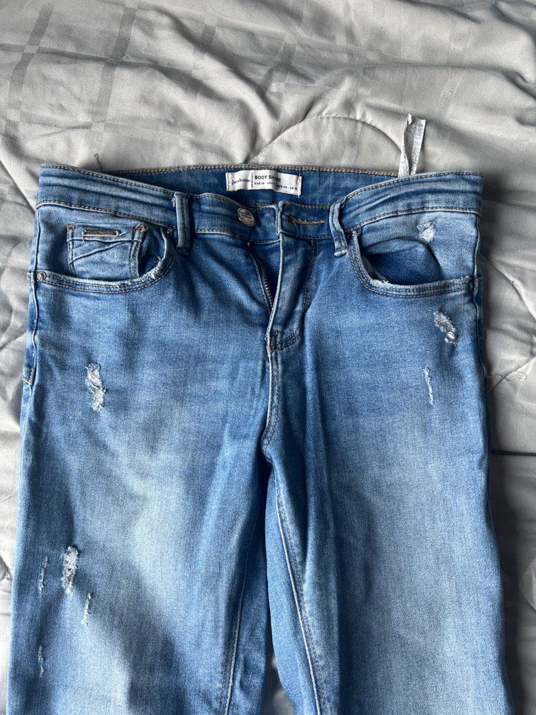Stradivarius jeans body shape top