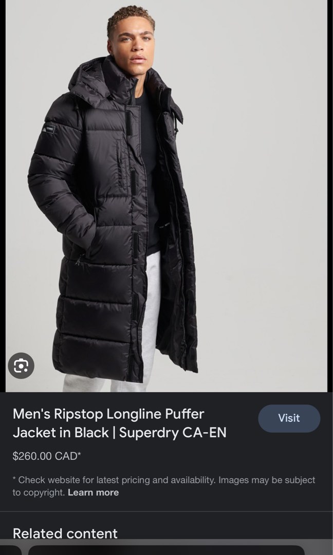 Superdry winter coat mens clearance