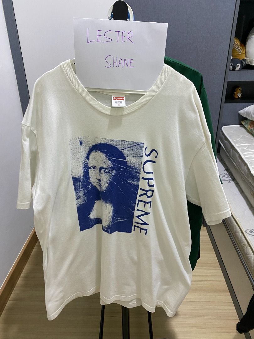 Supreme mona lisa tee white hot sale