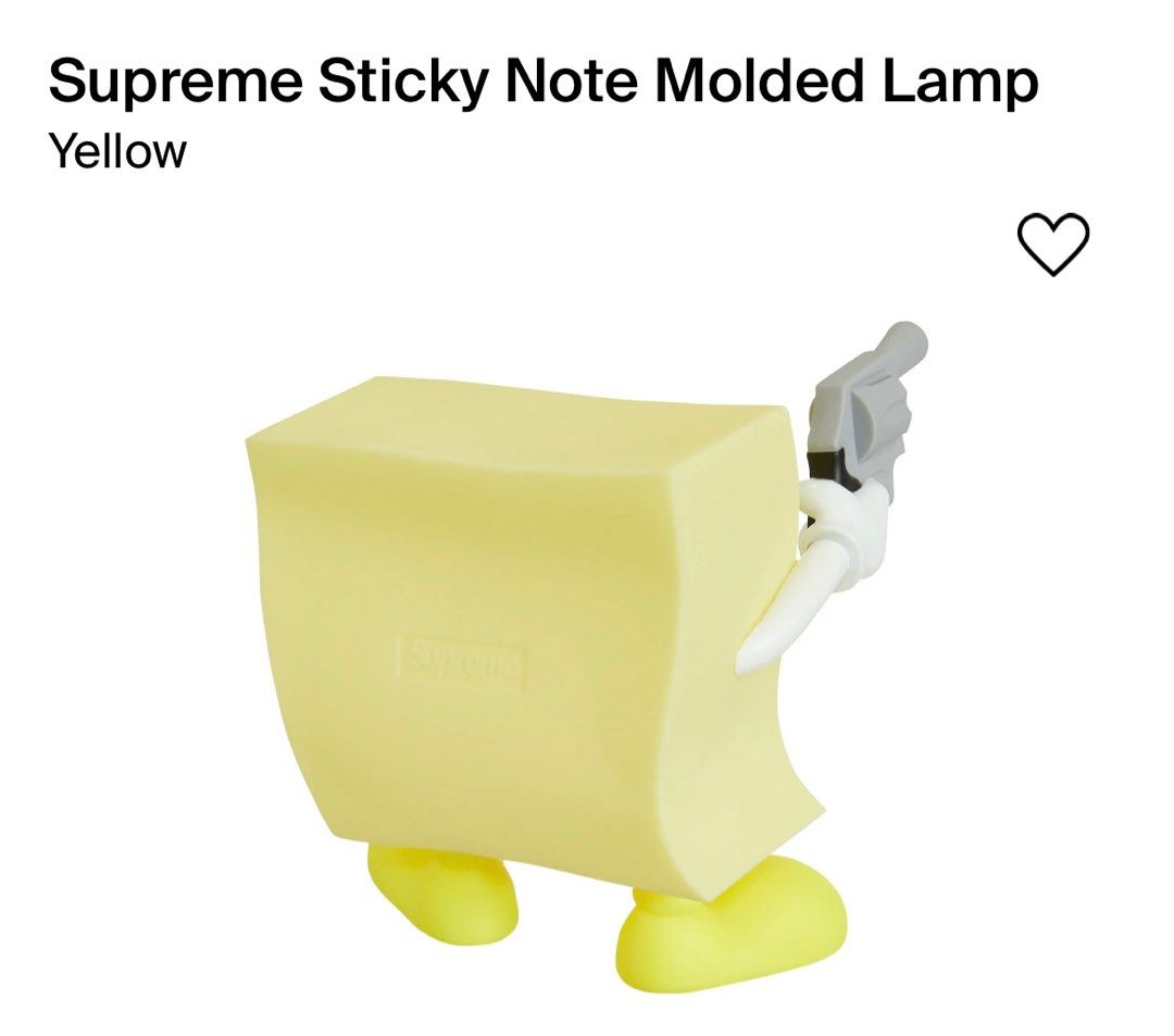 小物 Supreme Sticky Note Molded Lamp Sticky Note Molded Lamp – Supreme