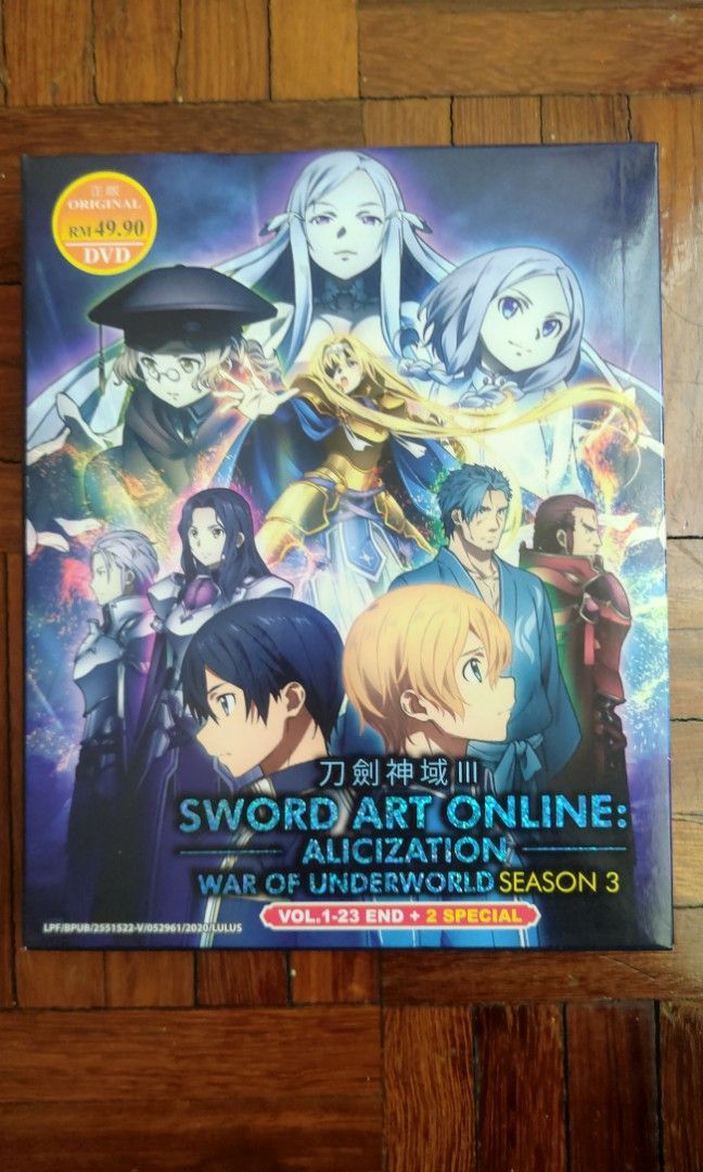 Sword Art Online DVD Collection, Hobbies & Toys, Music & Media, CDs