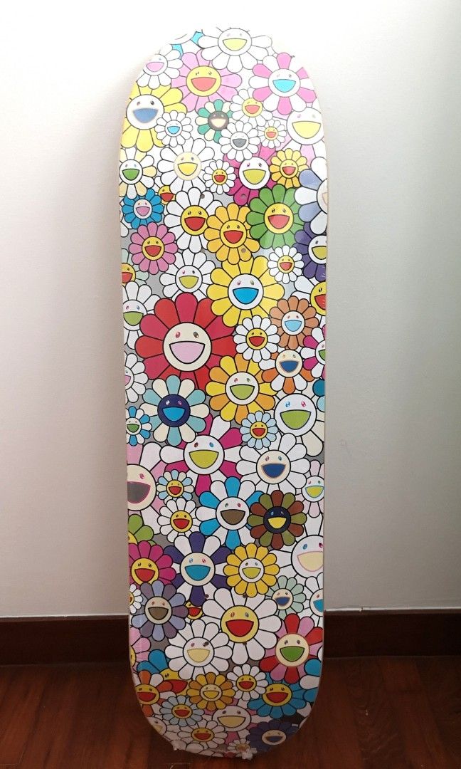 Takashi Murakami Vans Skate Decks Vault Portrait Blue Skateboard