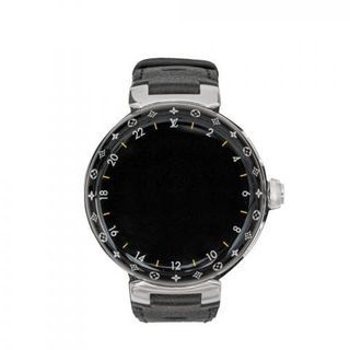 Authenticated used Louis Vuitton Louis Vuitton Tambour Regatta Navy Men's Quartz Battery Wristwatch Q102dz, Size: Case Diameter: 44mm / 1.73'', Wrist