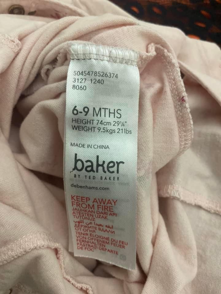 Debenhams baby clothes ted deals baker