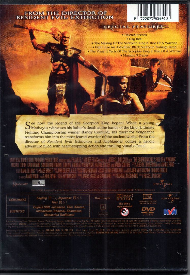 The Scorpion King/The Scorpion King 2 - Rise Of A Warrior [DVD]