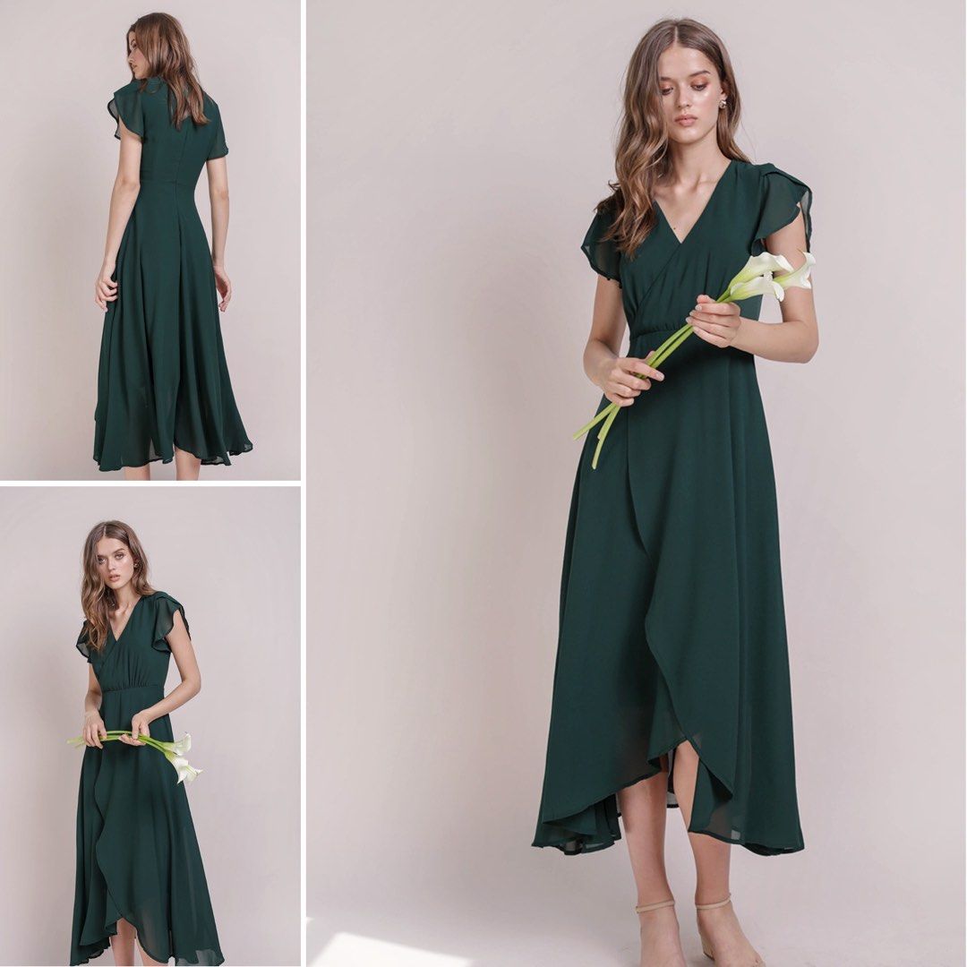 Chiffon maxi discount skirt bridesmaid