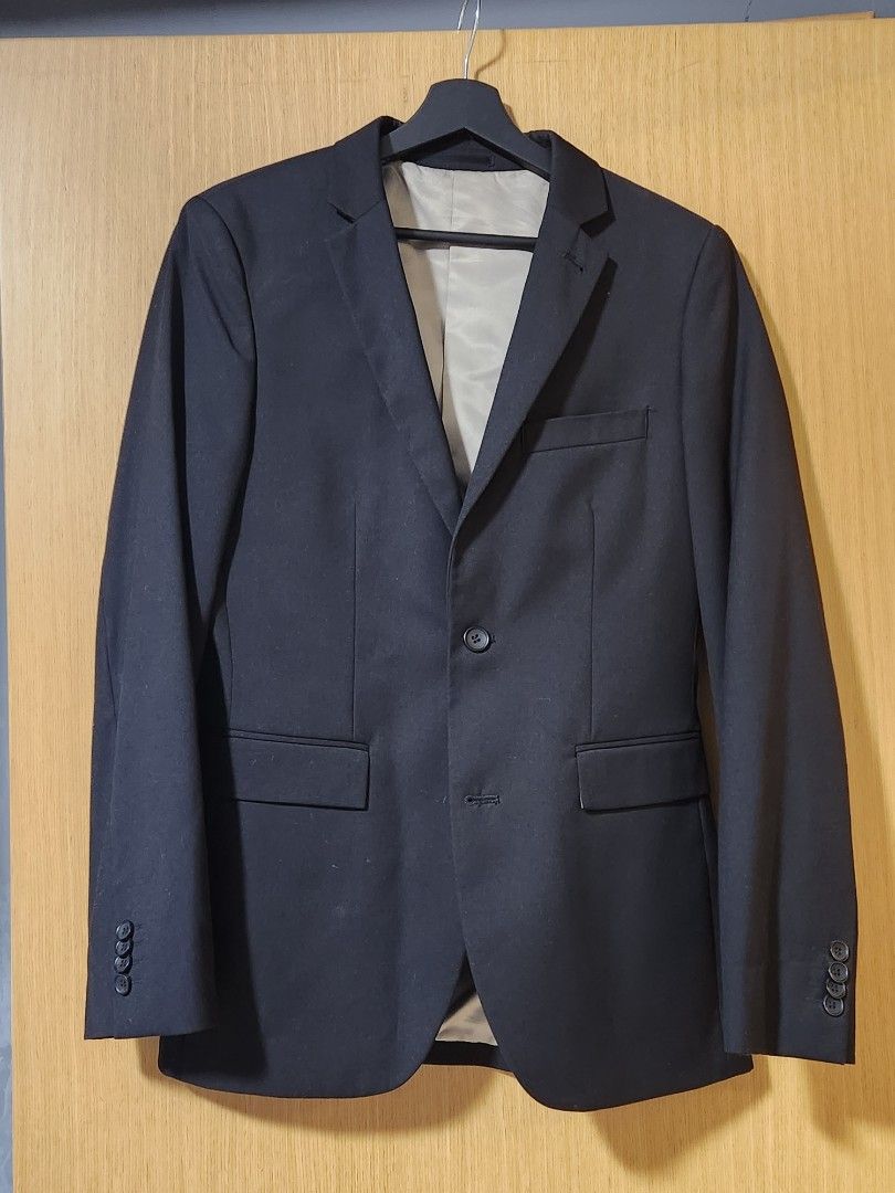 Topman black blazer clearance