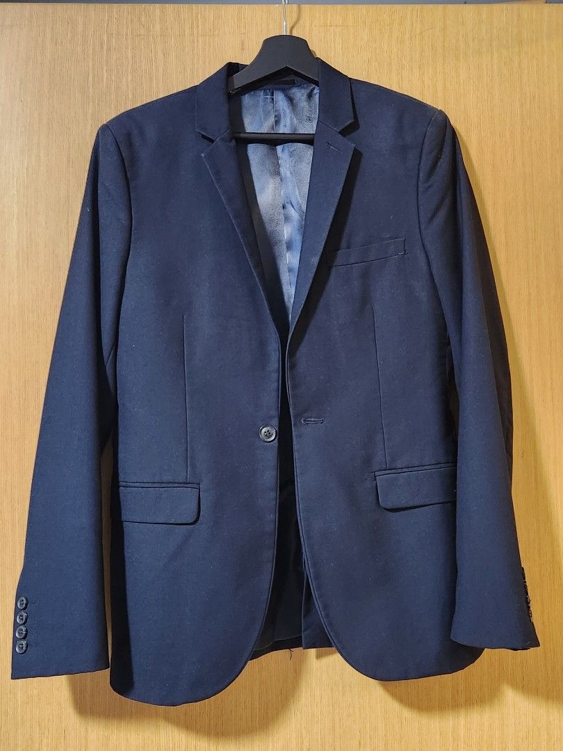 Mens dark navy blazer hot sale