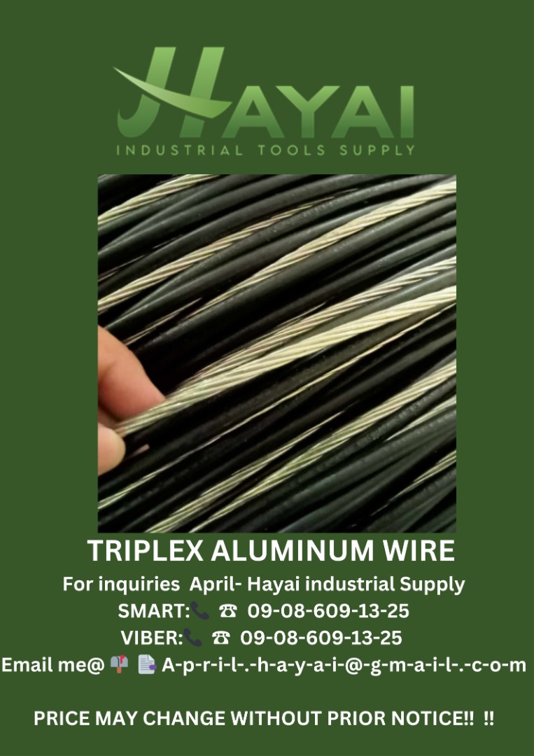 Triplex aluminum wire, Commercial & Industrial, Construction Tools